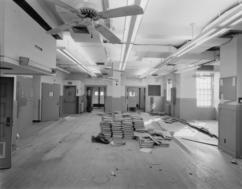 The interior of the post office building was renovated into Sussex County Council chambers.